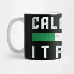 Calabria Italia / Italy Typography Design Mug